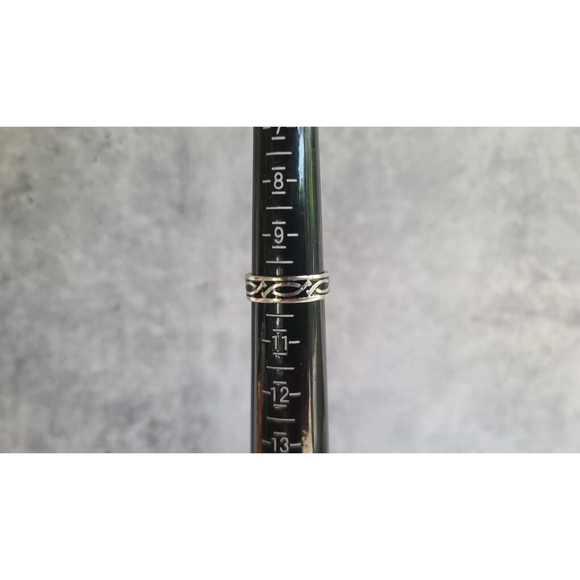 Vintage 925 Barbed Wire Ring - Picture 9 of 10